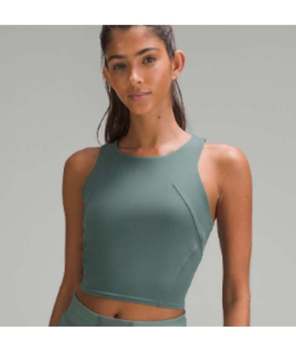 Lululemon Wunder Train Racerback Tank Size 2 (XS) Forest Blue Everlux Like New